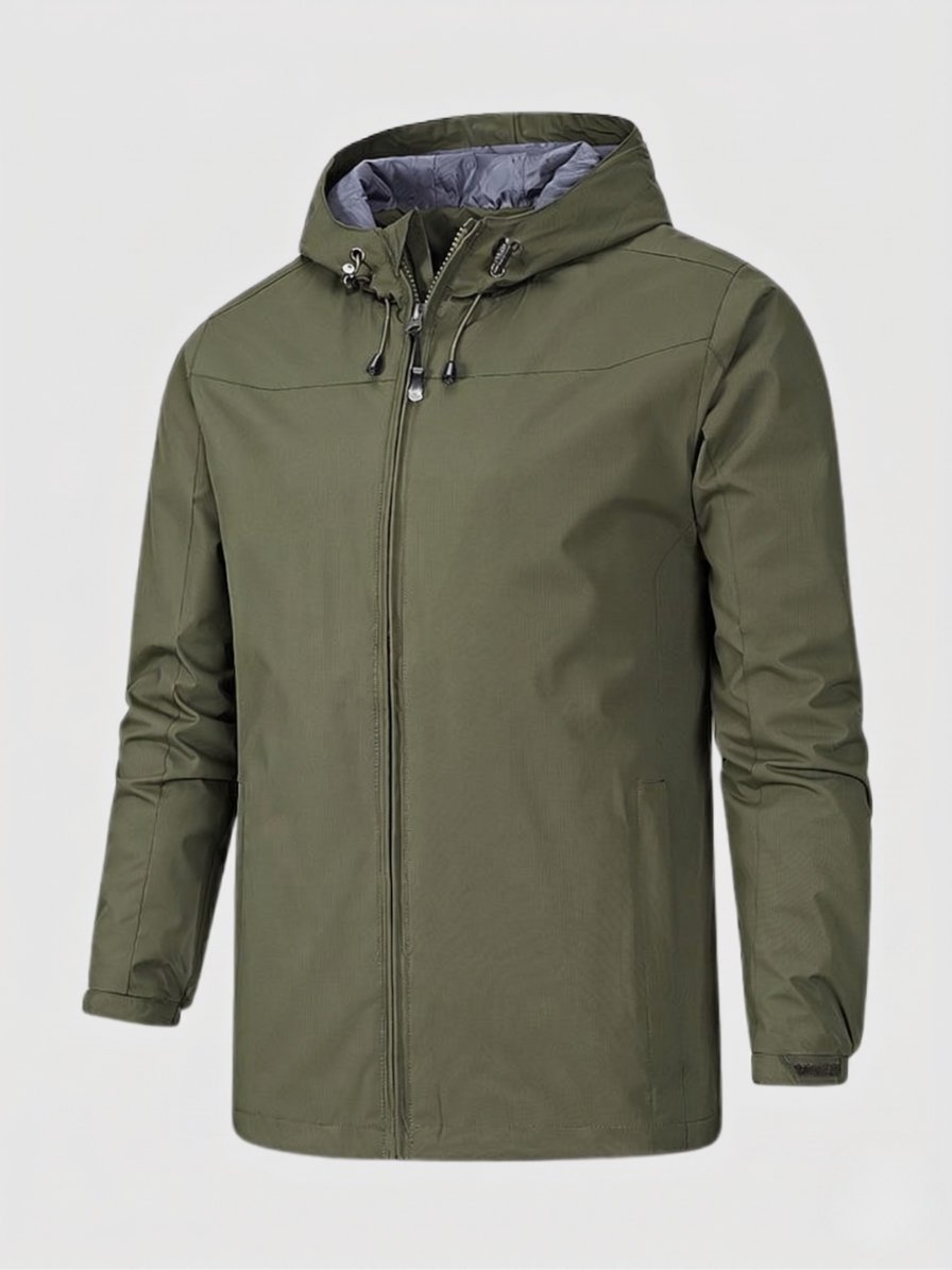 Men's Windbreaker Jacket - Green
