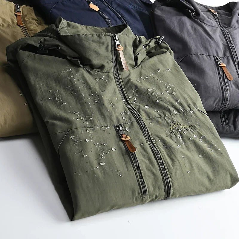 Men's Hooded Windbreaker Jacket
