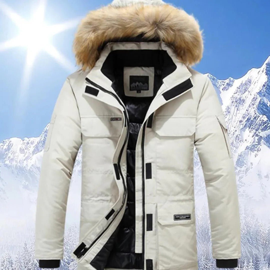 Men's Parka Jacket - White
