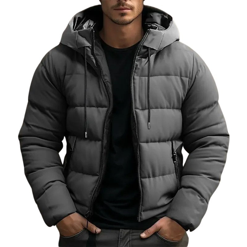 Men's Puffer Jacket - Gray