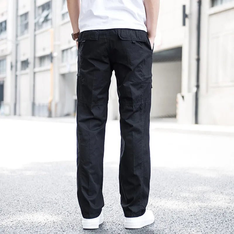 Men's Straight-Leg Cargo Trousers