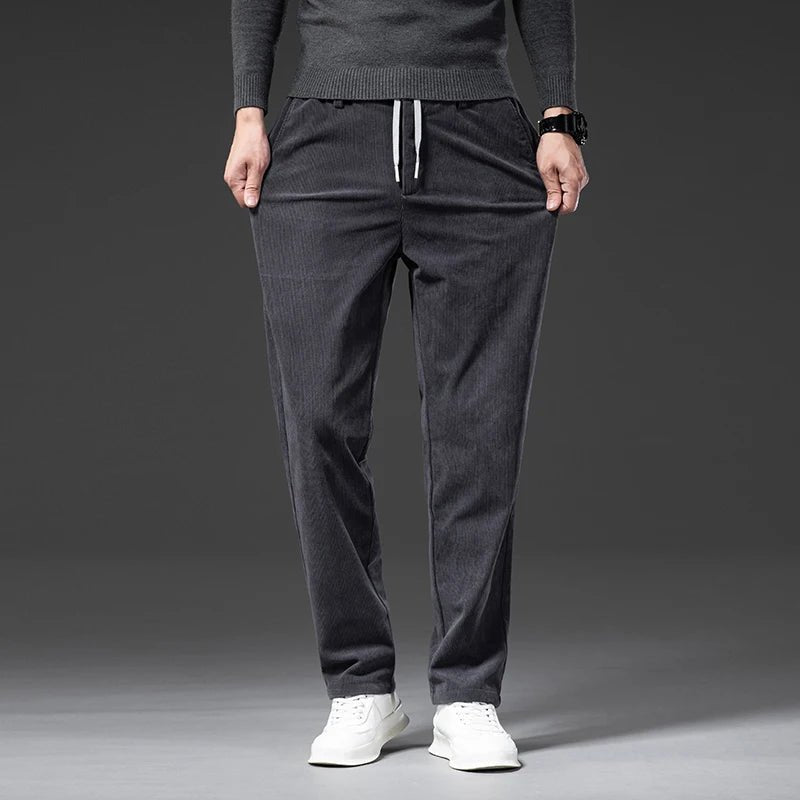Men's Straight Corduroy Trousers