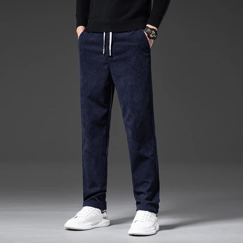 Men's Straight Corduroy Trousers