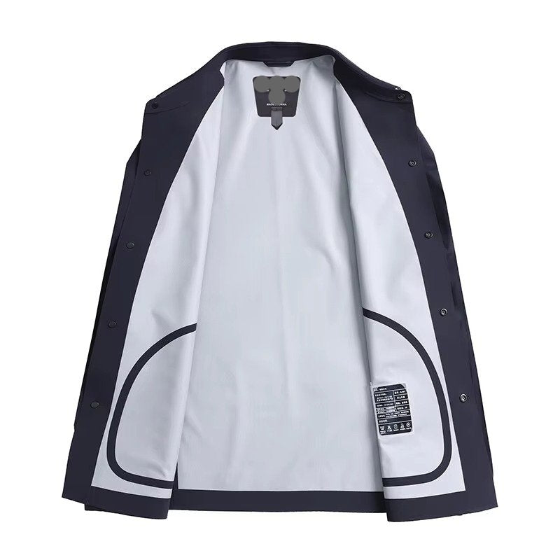 Men's Tailored Button-Up Jacket