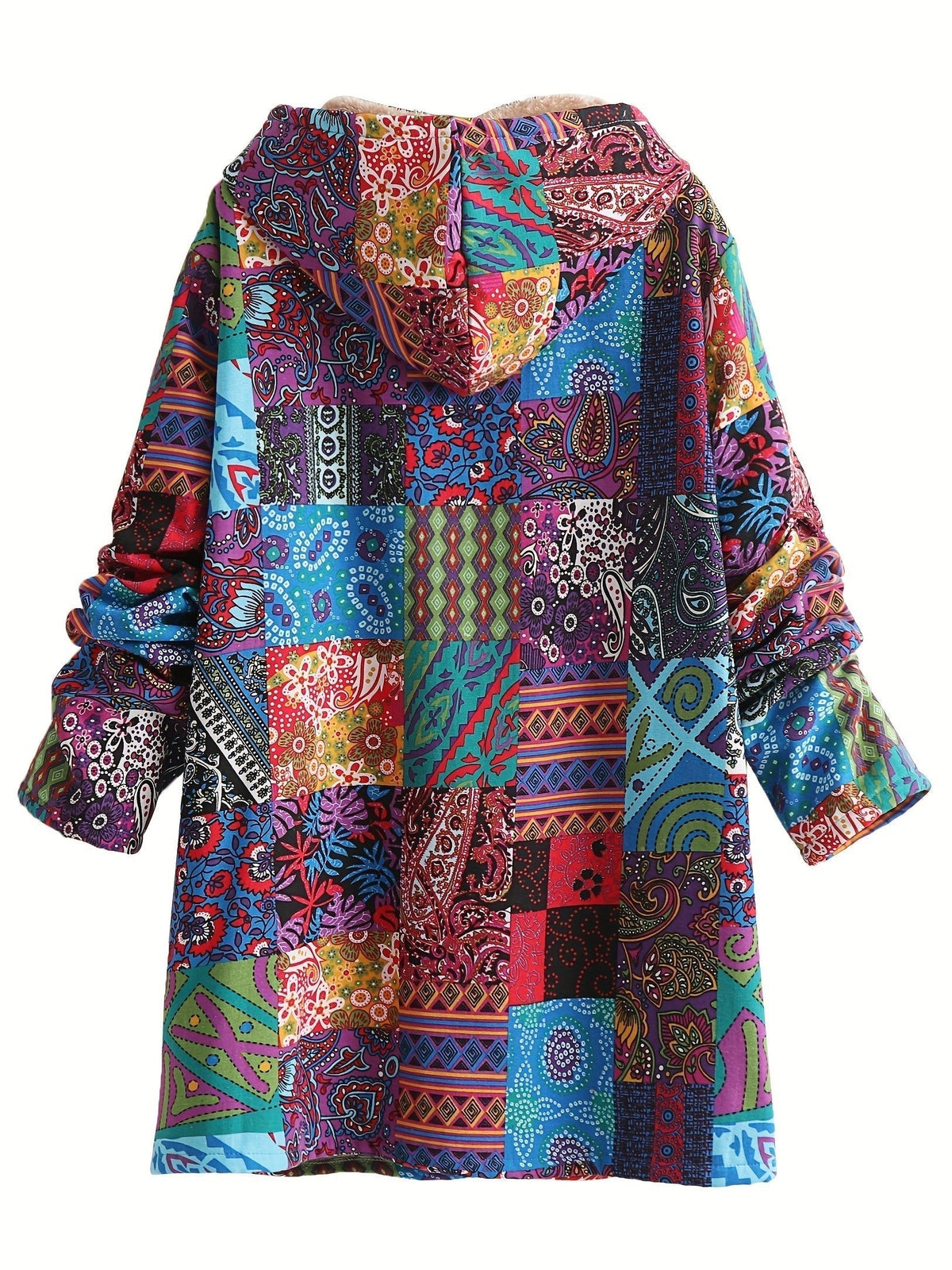 Women's Hooded Longline Wool Coat