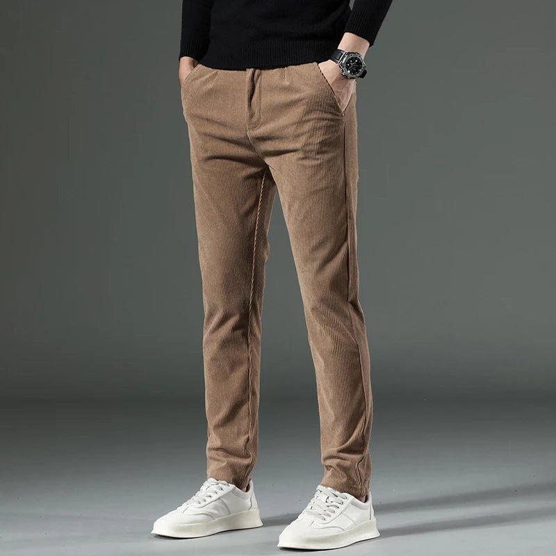 Men's Slim Corduroy Trousers
