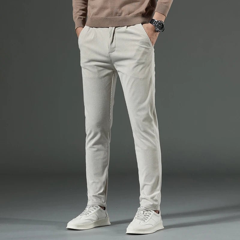 Men's Slim Corduroy Trousers
