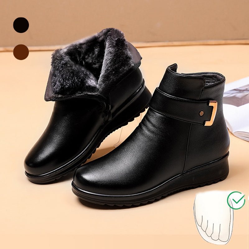 Women's Faux Leather Ankle Boots