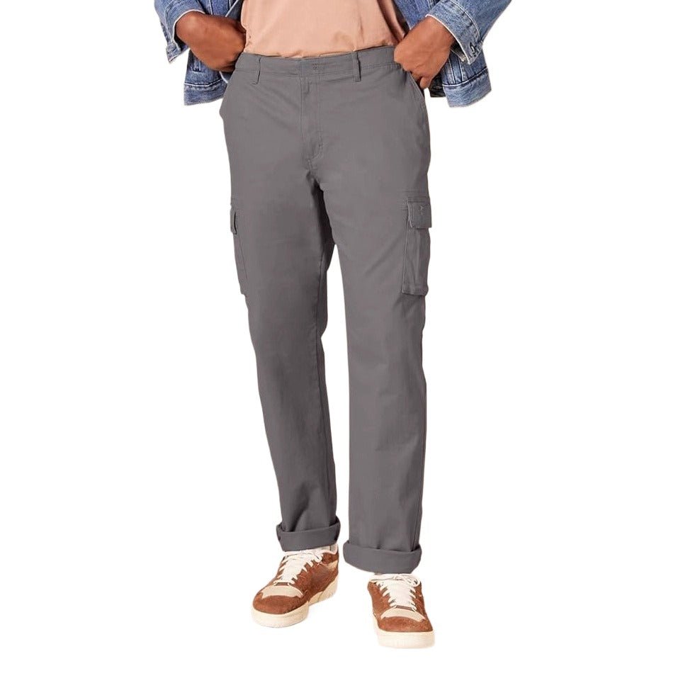 Men's Cotton Twill Cargo Trousers - XL