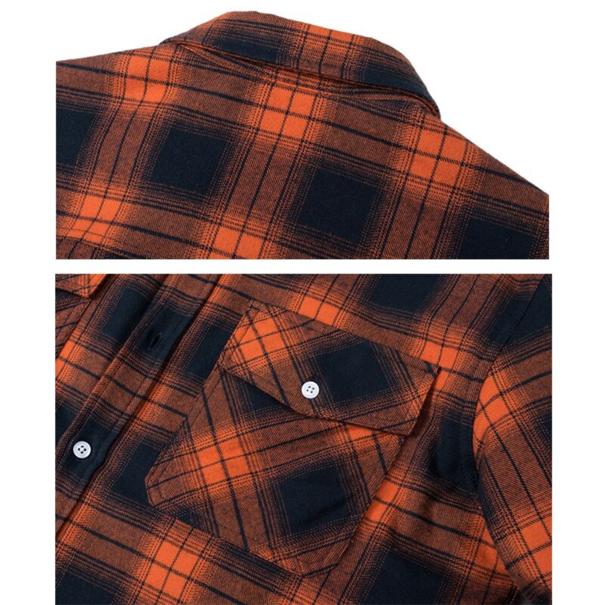 Men's Plaid Shirt Jacket