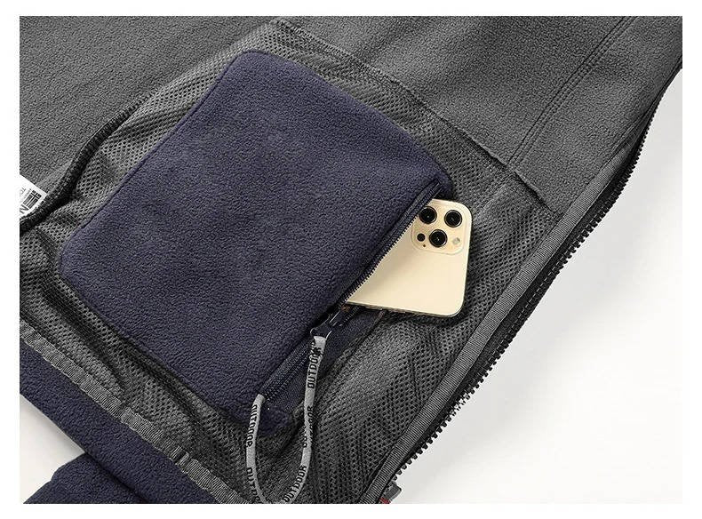 Men's Polar Fleece Zip-Up Jacket