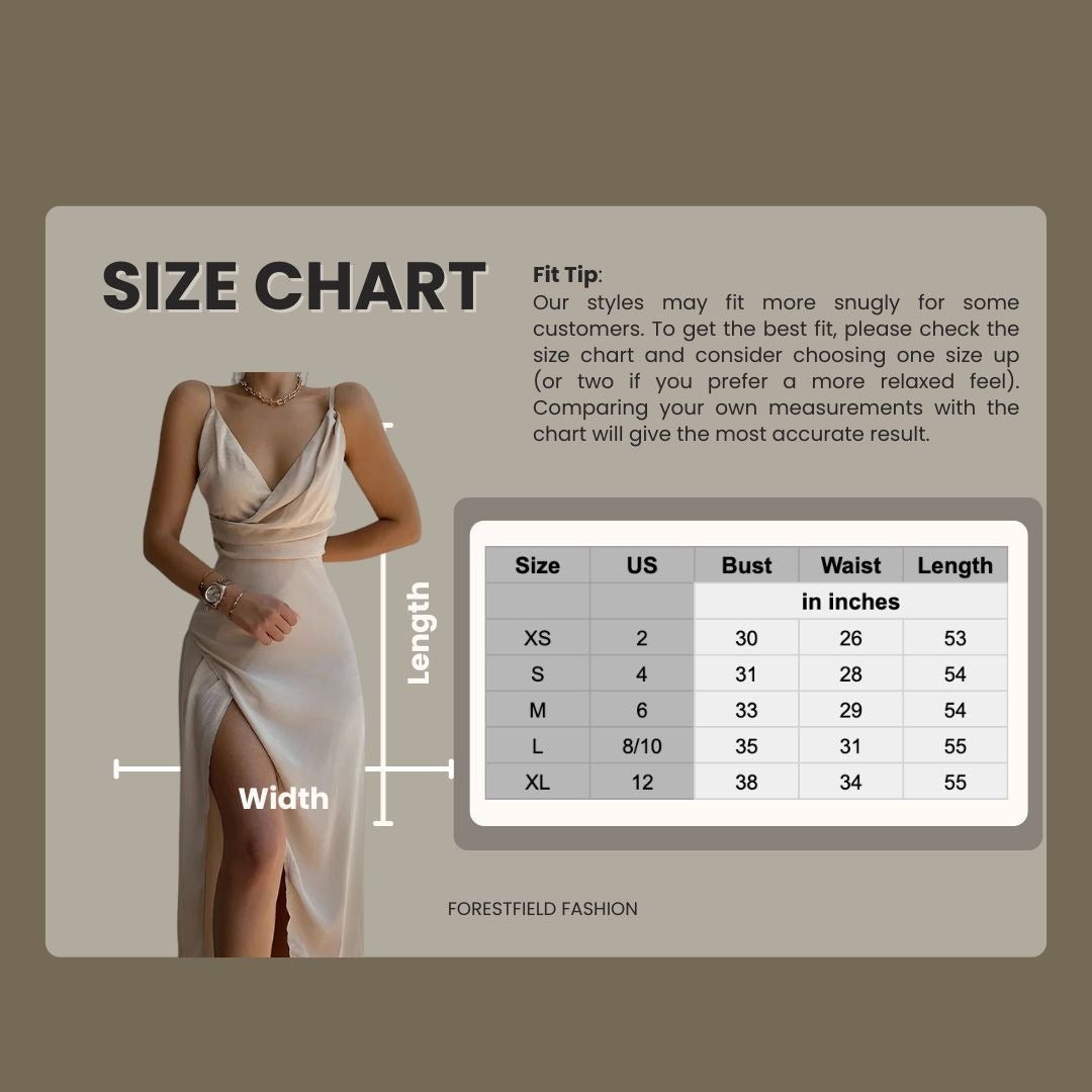 Women's Satin Maxi Slip Dress