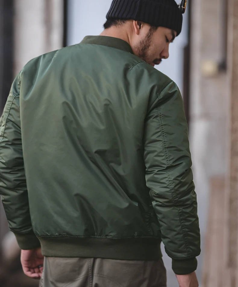 Men's Reversible Nylon Bomber Jacket