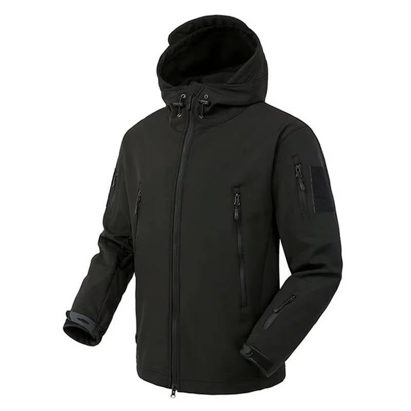 Men's Tactical Hooded Softshell Jacket