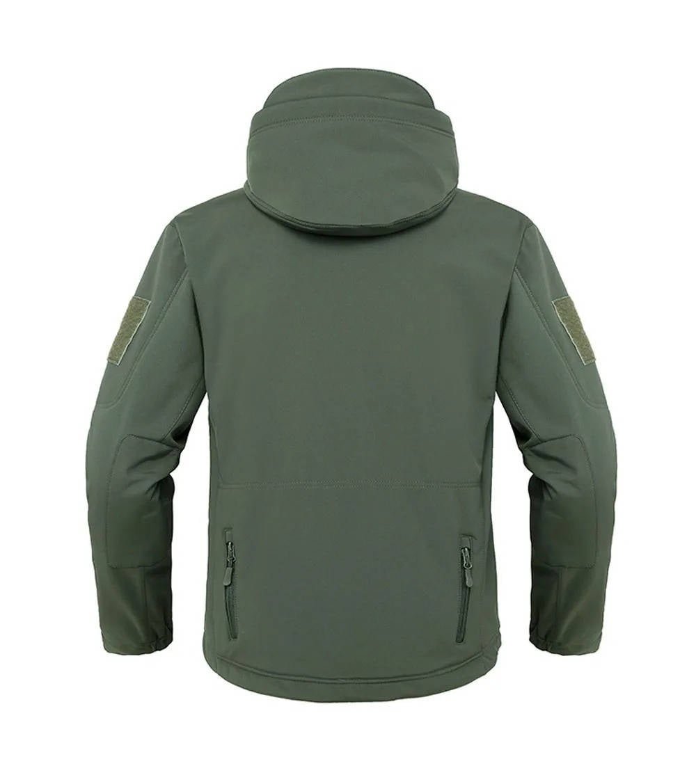 Men's Tactical Hooded Softshell Jacket