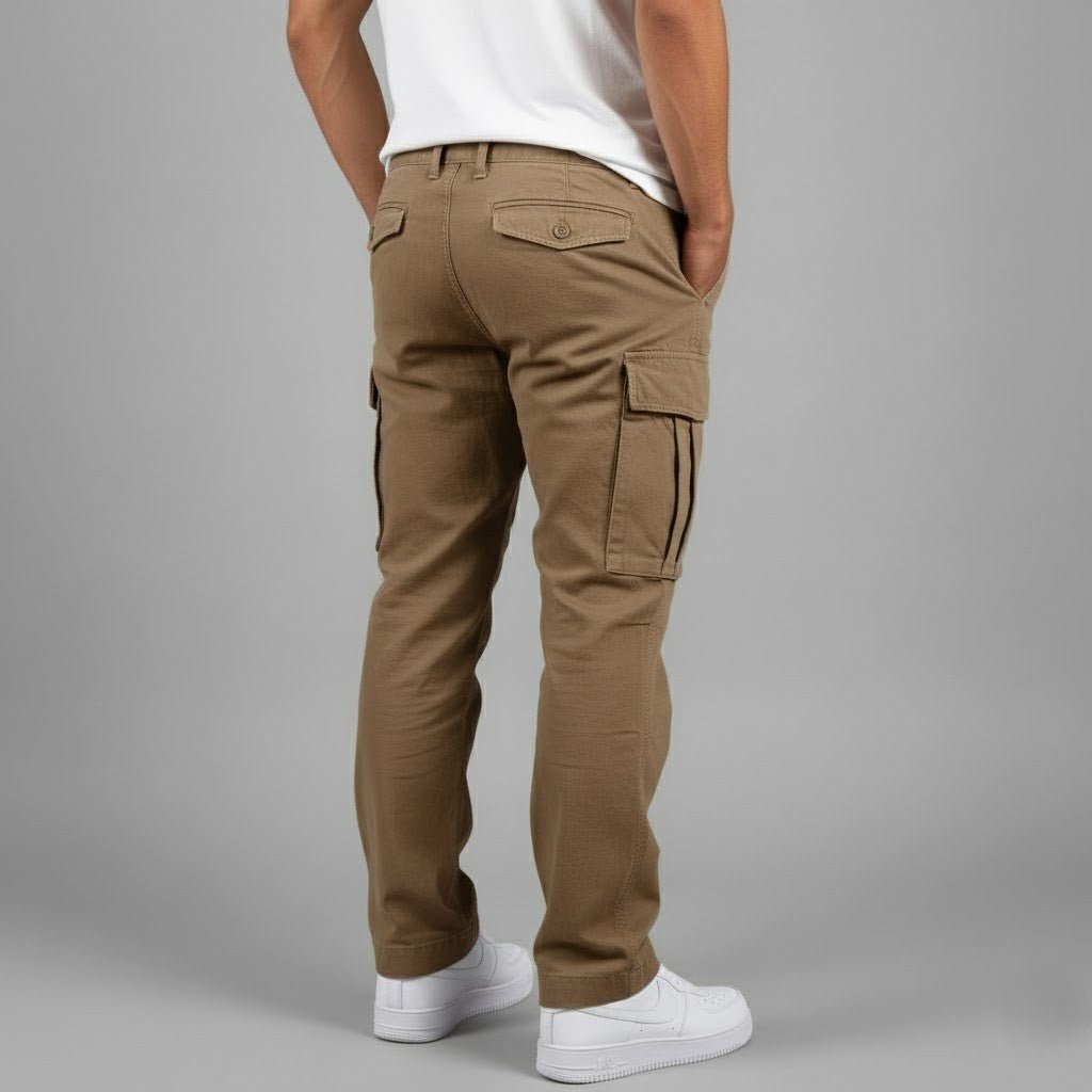 Men's Straight Fit Cargo Trousers