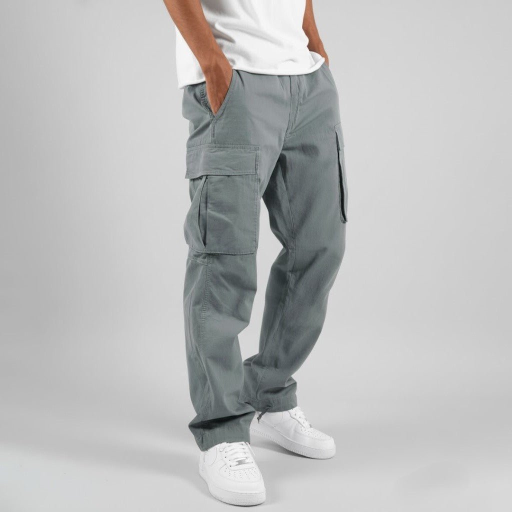 Men's Straight Fit Cargo Trousers