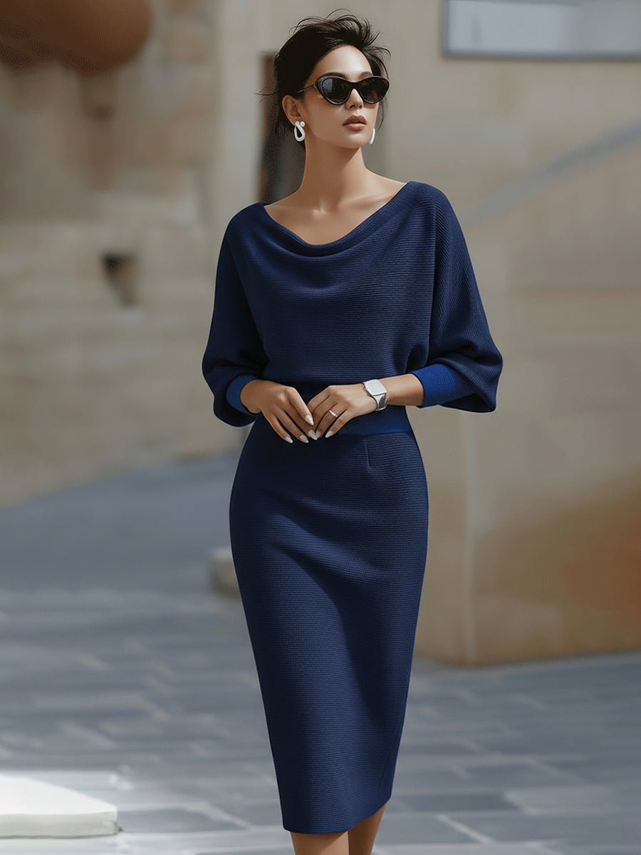 Women's Bodycon Knit Midi Dress