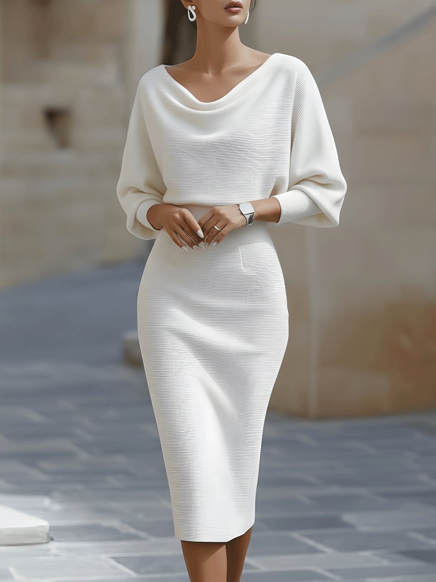 Women's Bodycon Knit Midi Dress