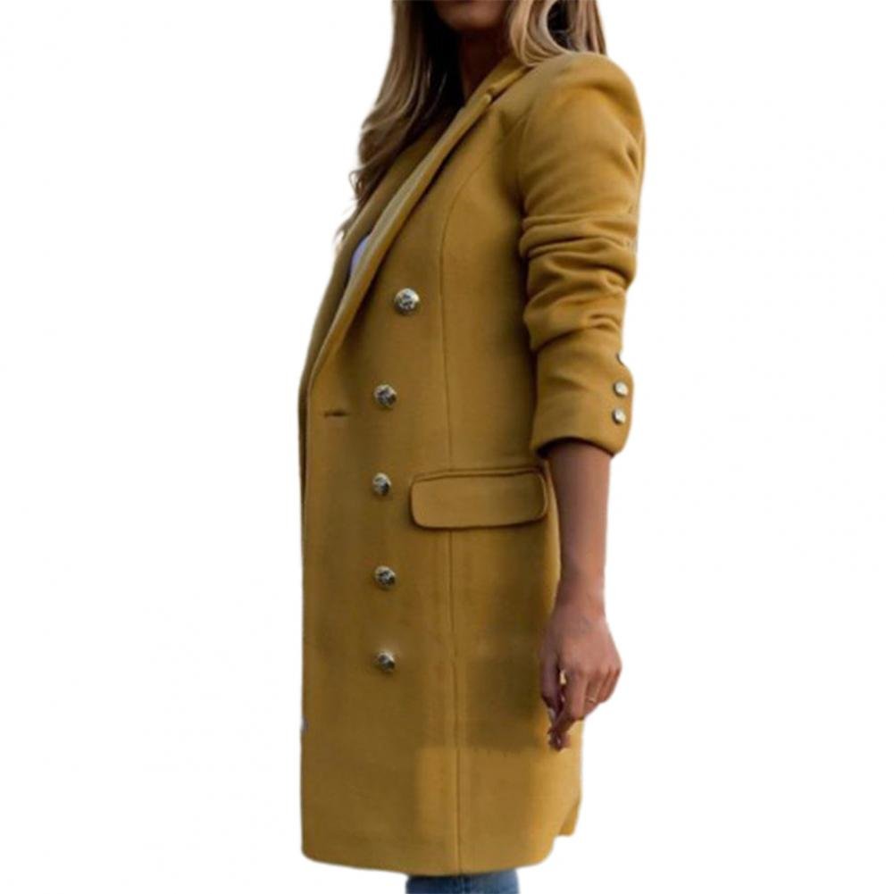 Women's Straight Wool Coat