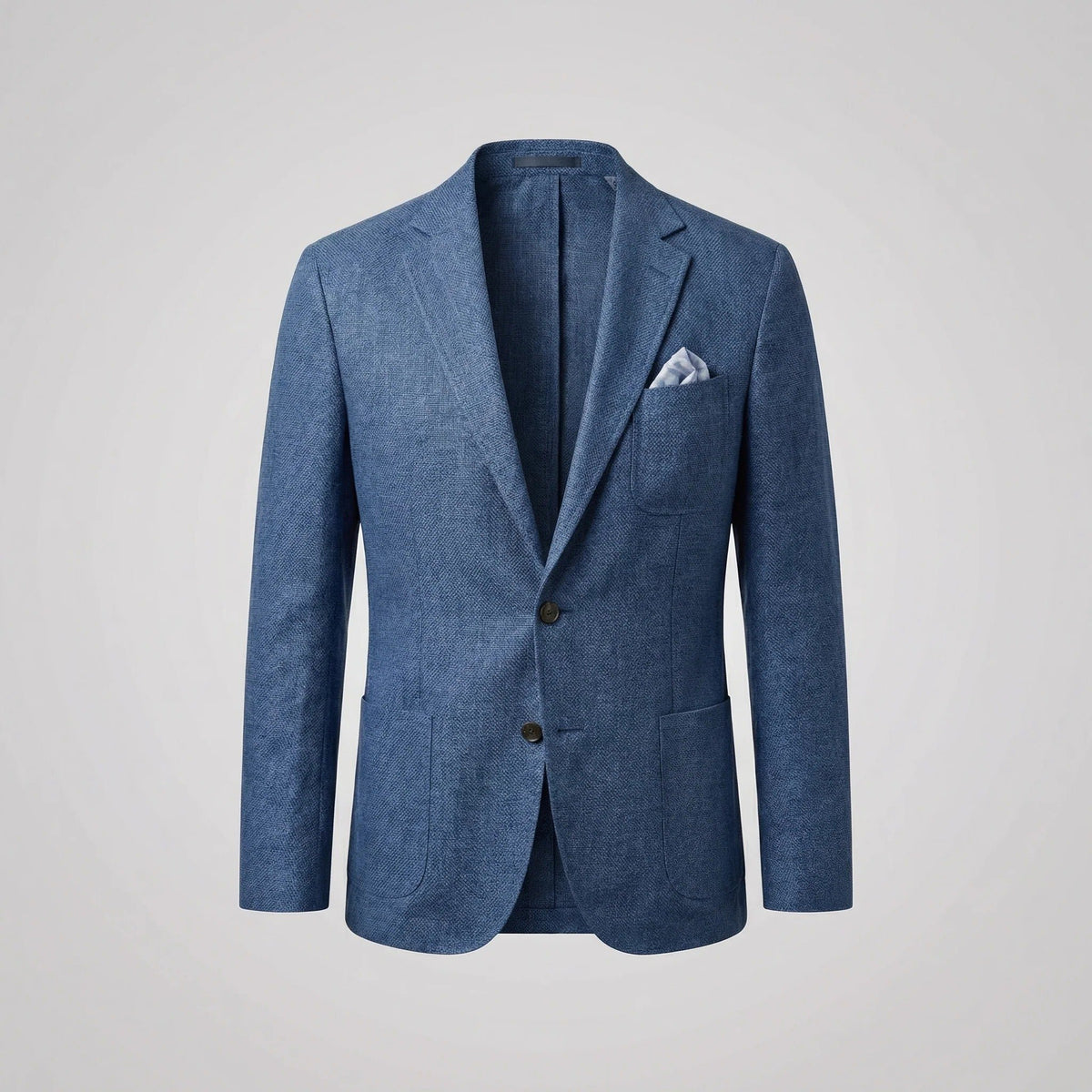 Men's Linen Blend Unstructured Blazer