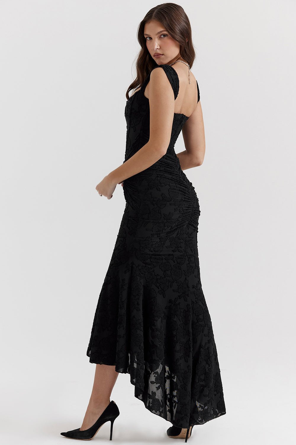 Women's Floral Bodycon Gown