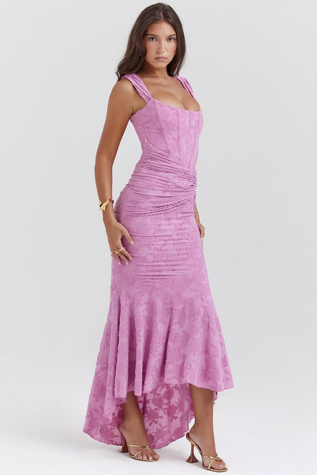 Women's Floral Bodycon Gown