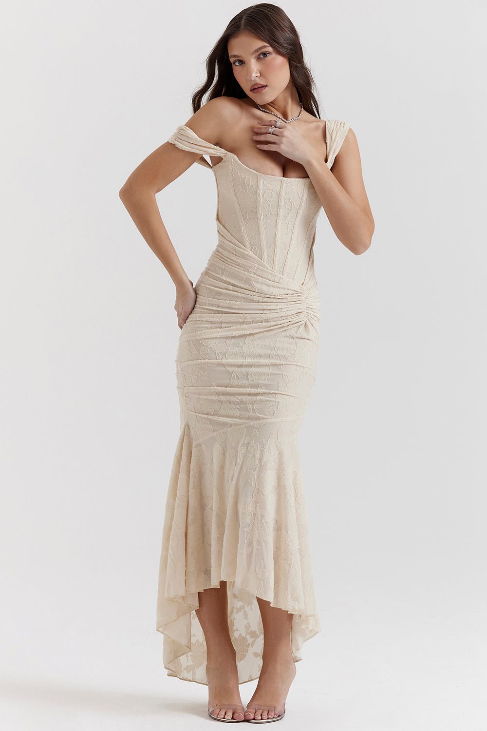 Women's Floral Bodycon Gown