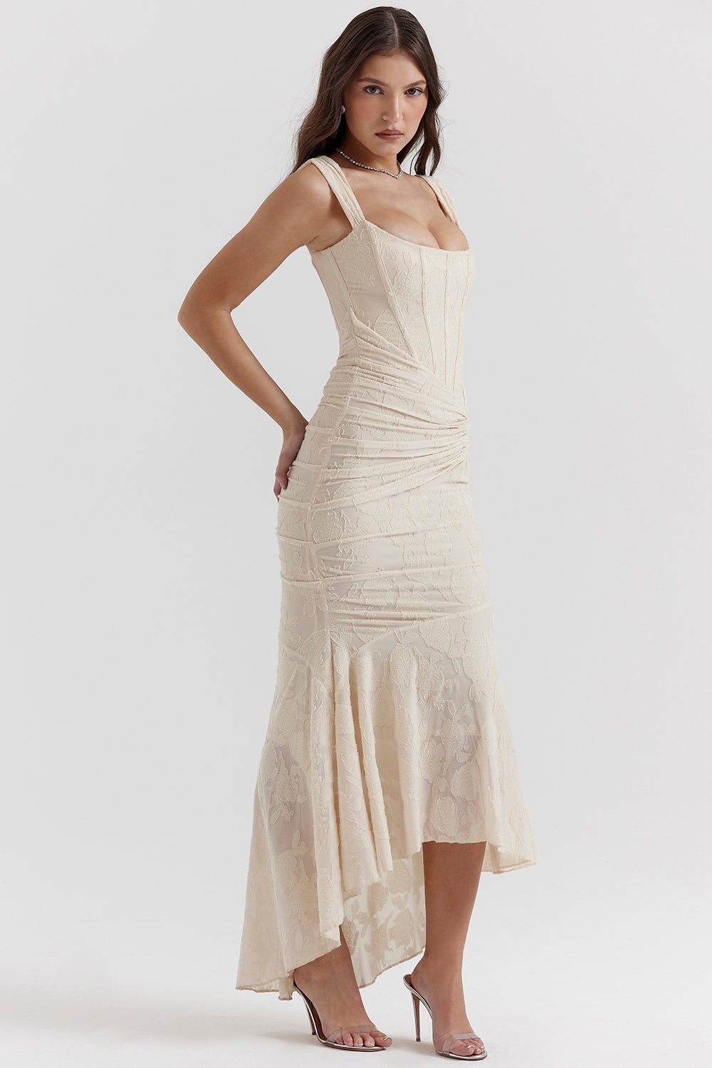 Women's Floral Bodycon Gown