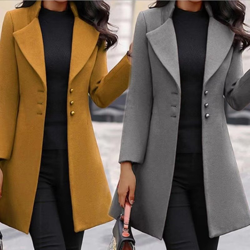 Women's Slim Wool Coat