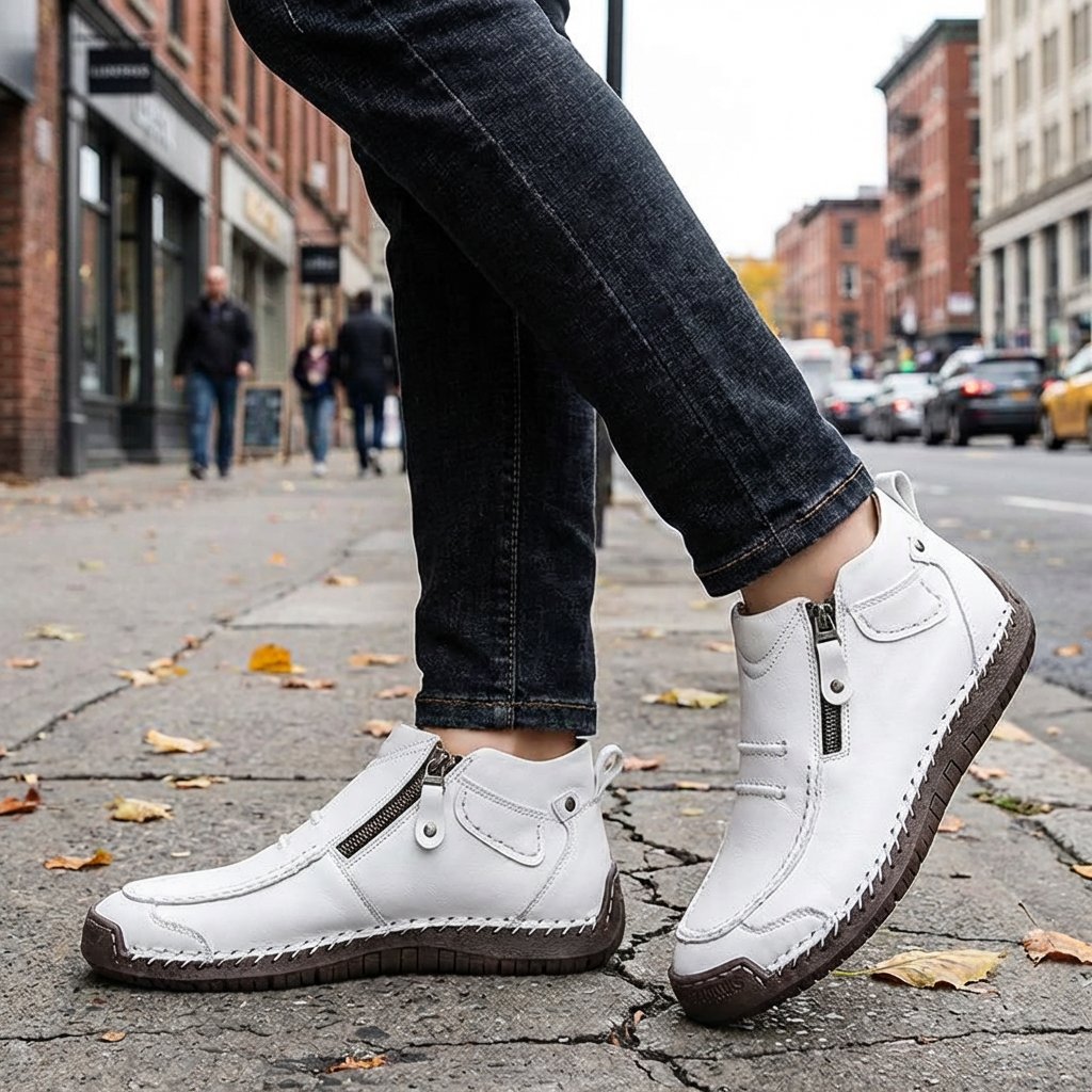 Men's Leather Ankle Boots