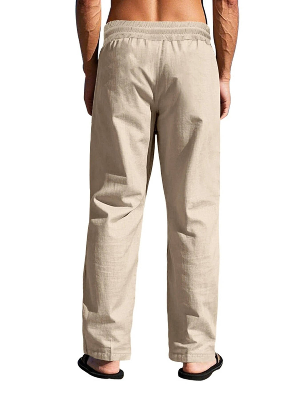 Men's Linen Drawstring Trousers