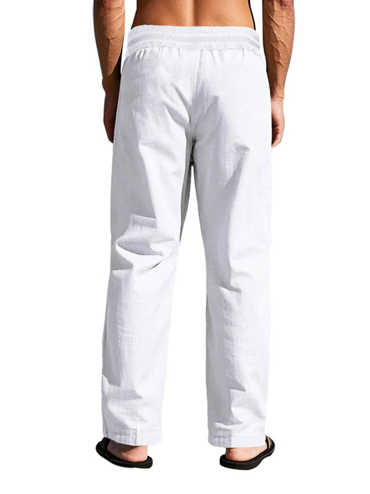 Men's Linen Drawstring Trousers