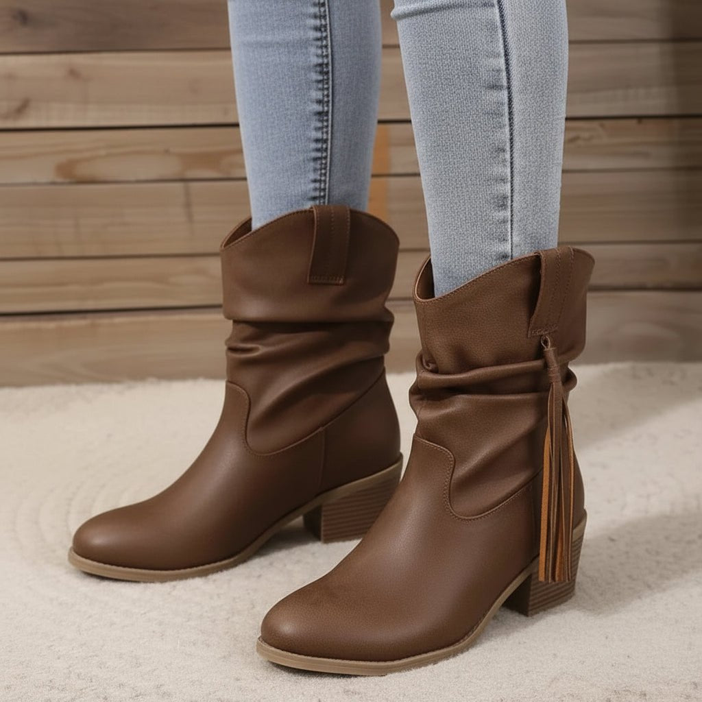 Women's Mid-Calf Ankle Boots