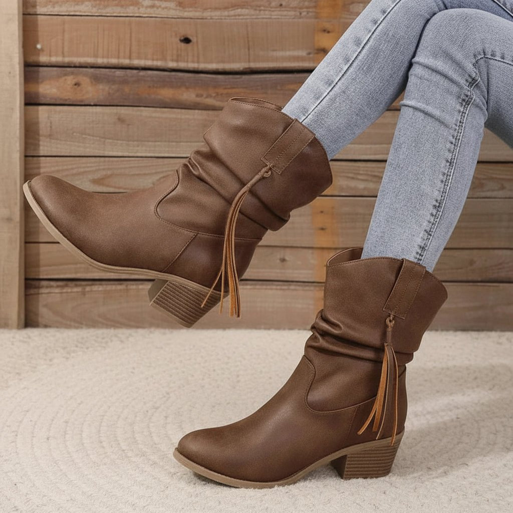 Women's Mid-Calf Ankle Boots