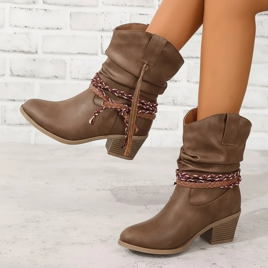 Women's Mid-Calf Ankle Boots