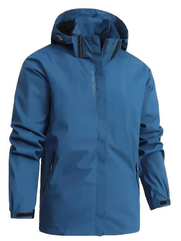 Men's Rain Jacket - Blue