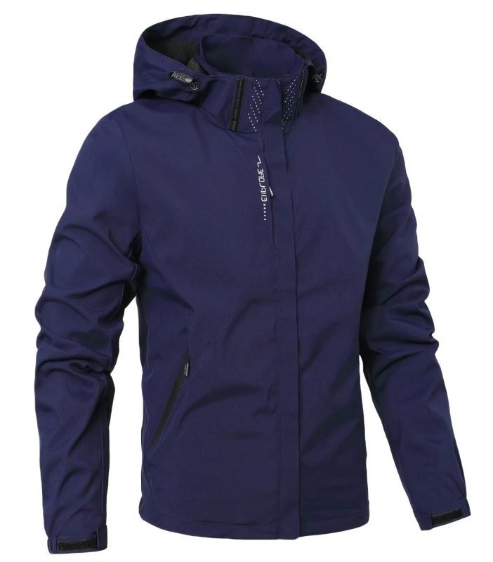 Men's Rain Jacket - Navy