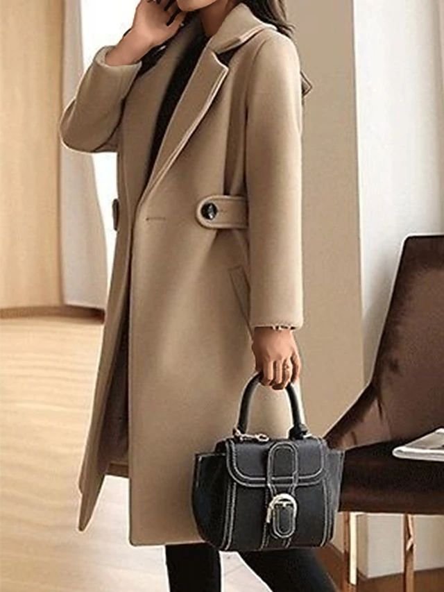Women's Midi Wool Coat