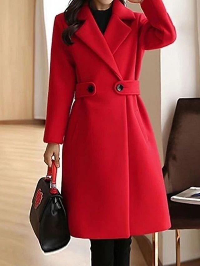 Women's Midi Wool Coat
