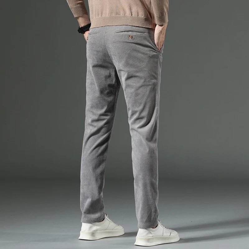 Men's Slim Corduroy Trousers