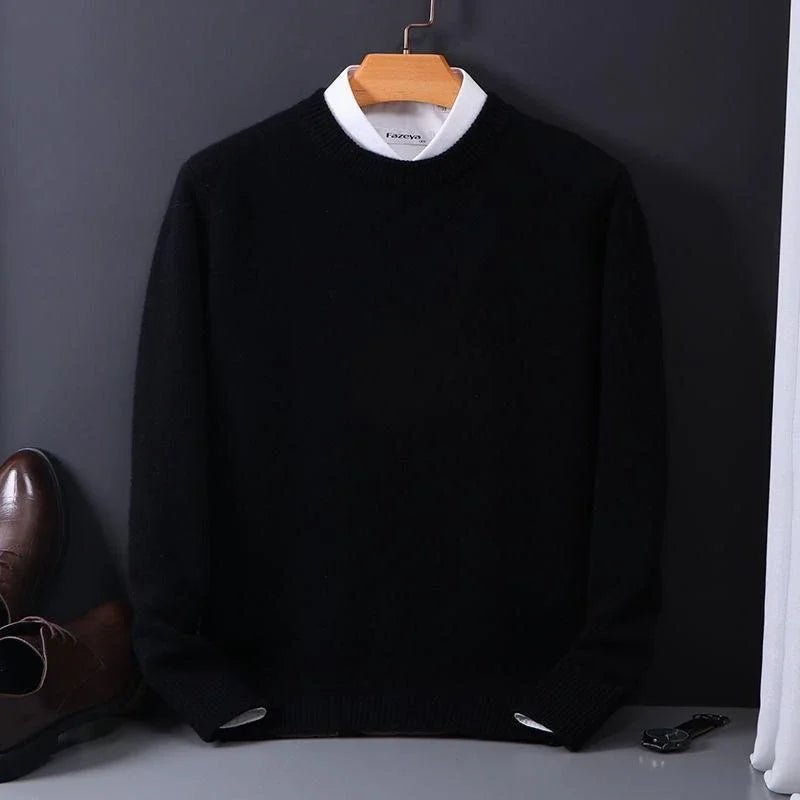 Men's Crewneck Jumper - Black