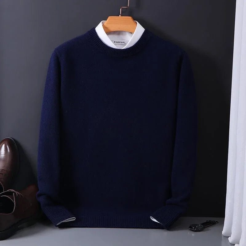 Men's Crewneck Jumper - Navy
