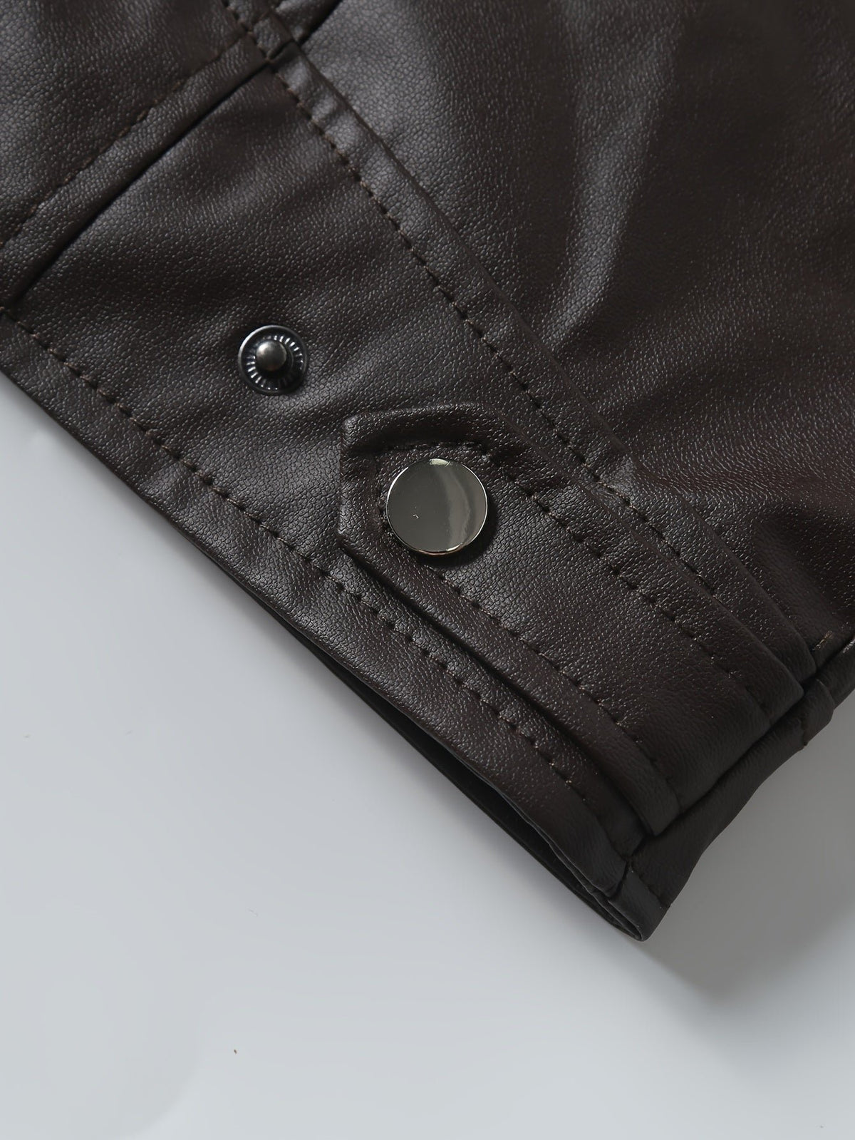 Men's Faux Leather Moto Jacket
