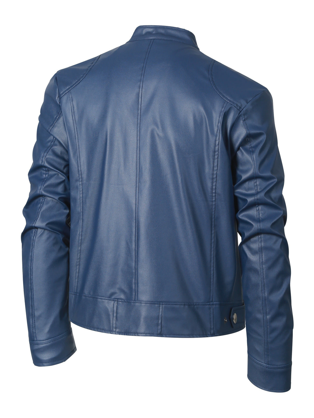 Men's Faux Leather Moto Jacket