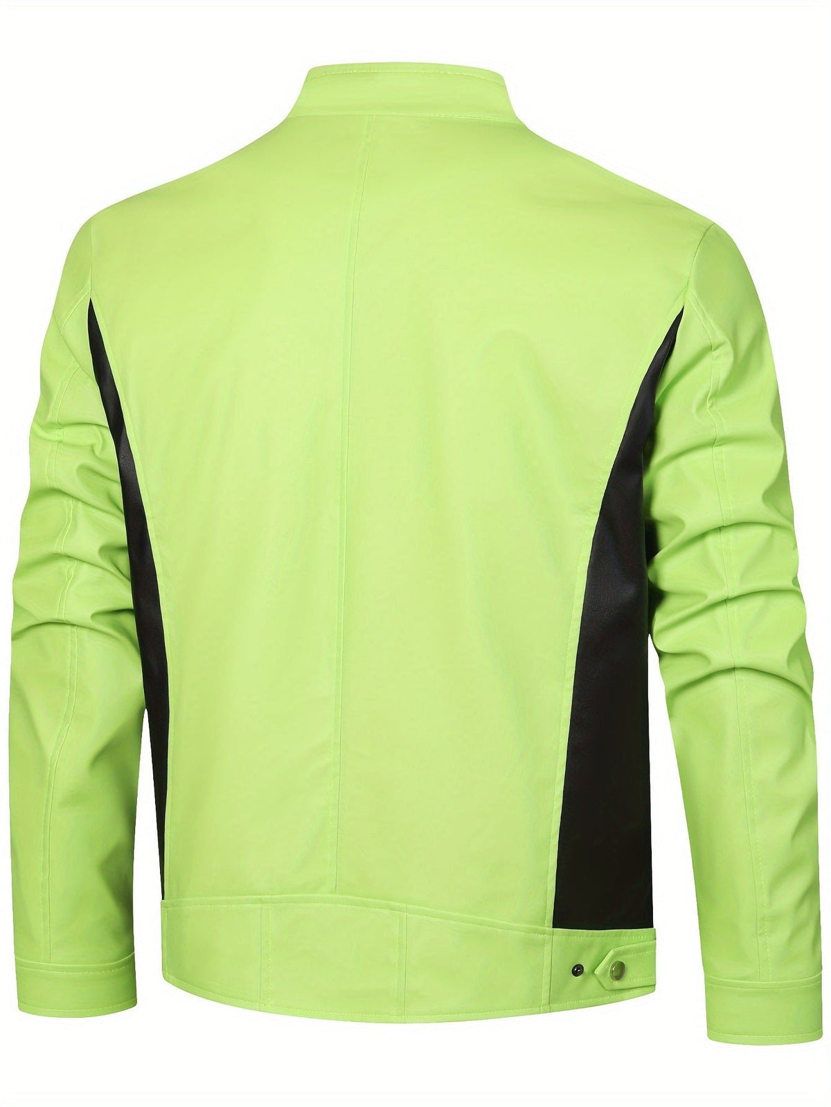 Men's Faux Leather Moto Jacket