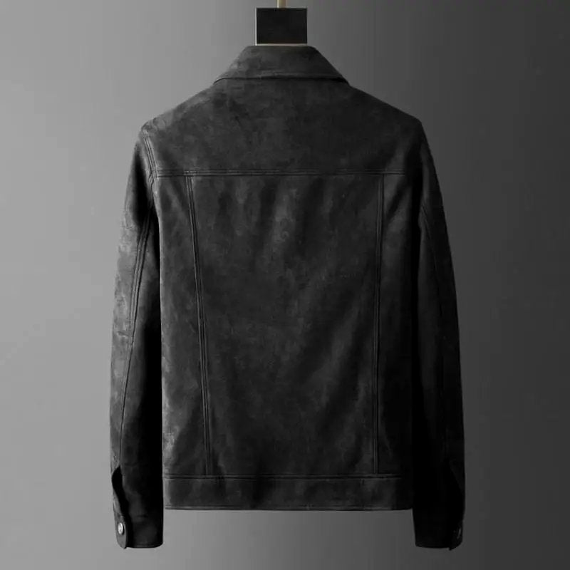 Men's Suede Trucker Jacket