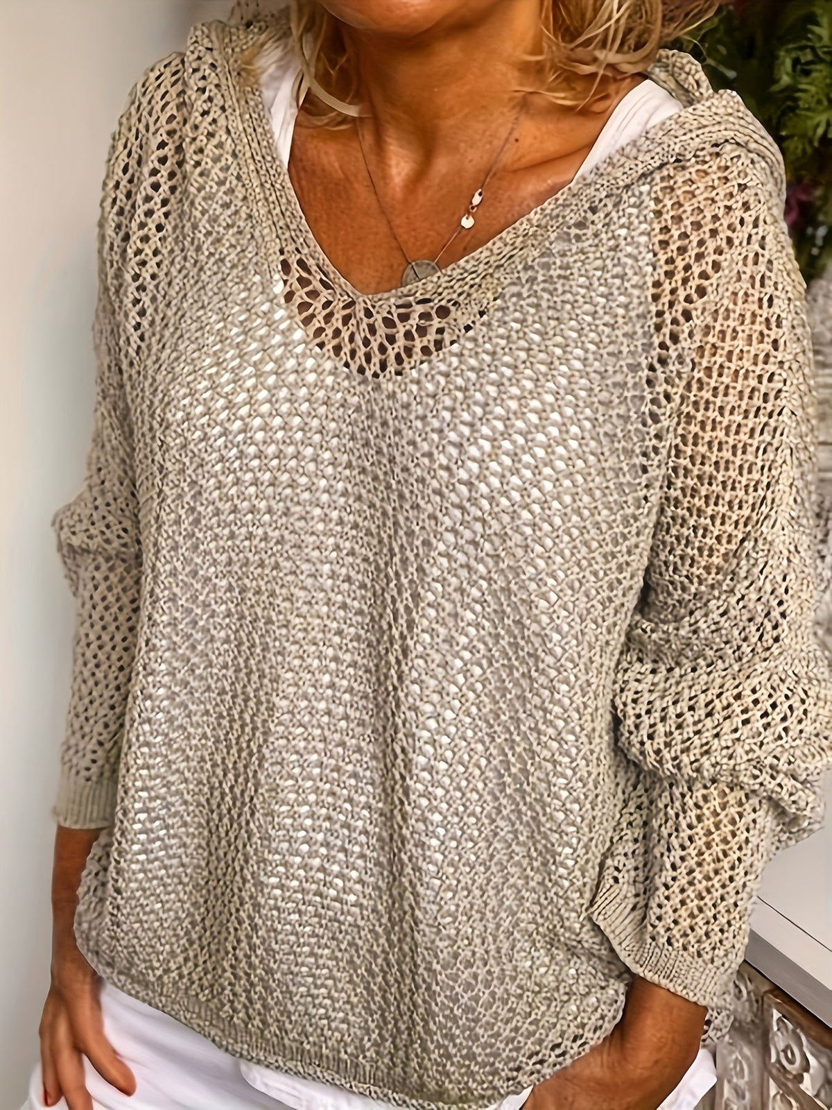 Women's Oversized Hooded Jumper