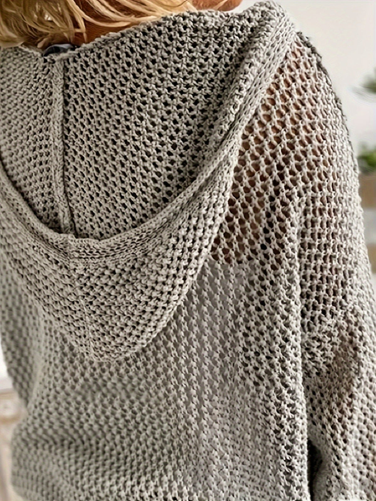 Women's Oversized Hooded Jumper