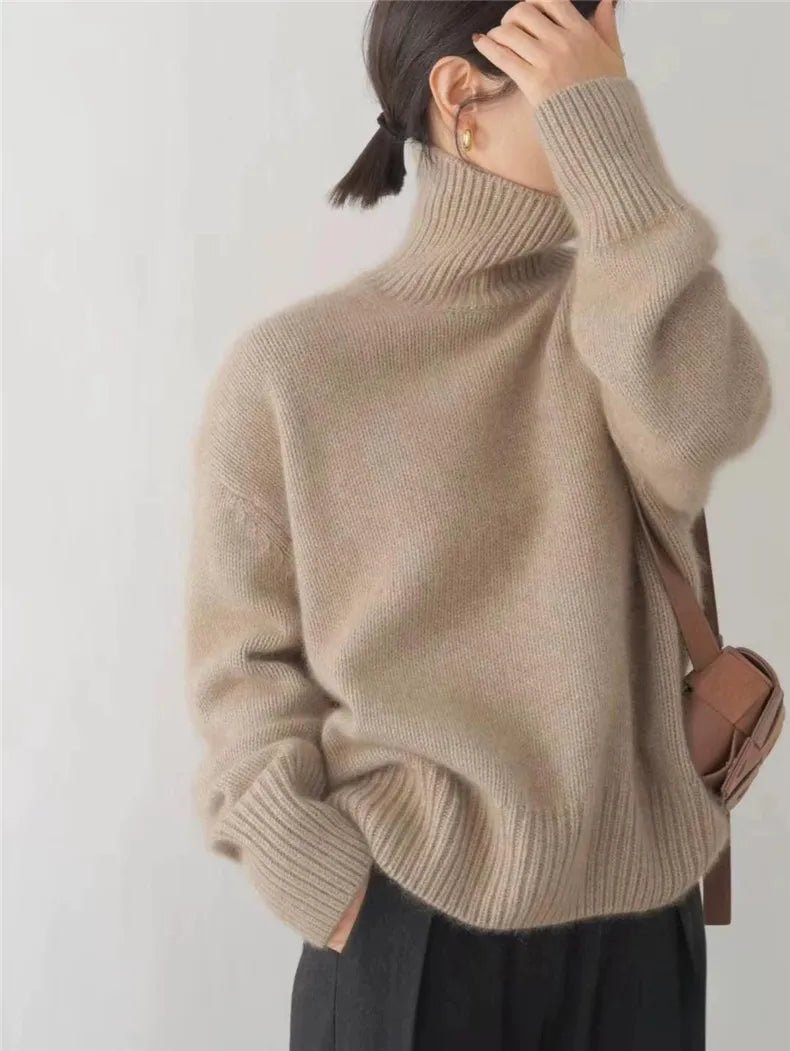 Women's Oversized Roll Neck Jumper